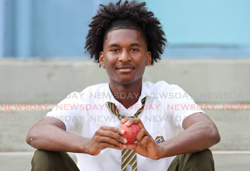 Presentation College San Fernando captain Jacen Agard. - AYANNA KINSALE/FILE PHOTO (Image obtained at newsday.co.tt)