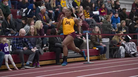 Trinidad and Tobago sprinter Akilah Lewis. (Photo credit - University of Minnesota Athletics. (Image obtained at tt.loopnews.com)