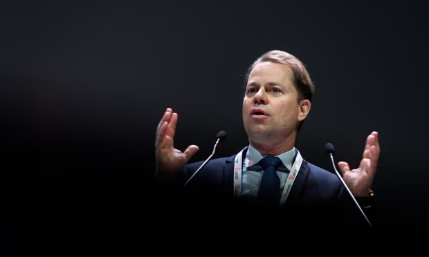 The World Anti-Doping Agency director general, Olivier Niggli. His organisation faces a potential black hole in its budget. Photograph: Fabrice Coffrini/AFP/Getty Images (Image obtained at theguardian.com)